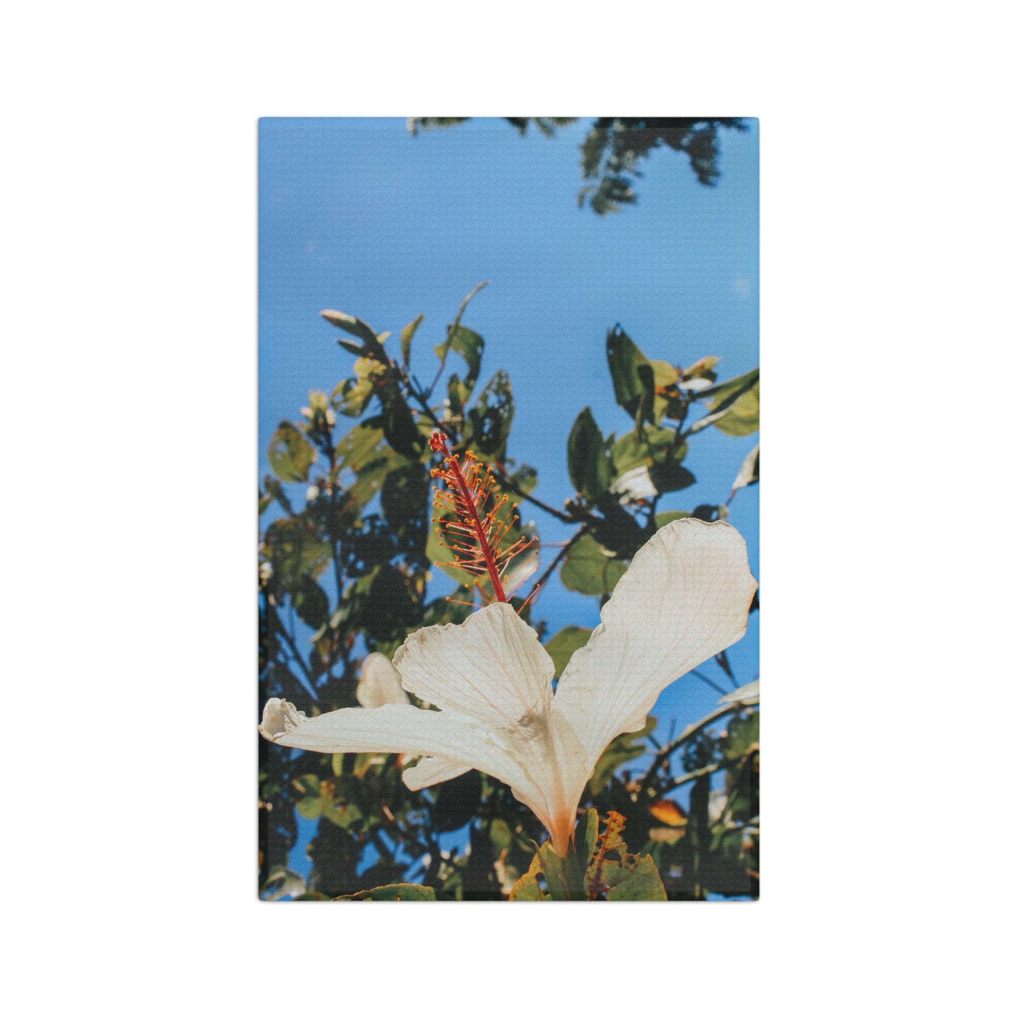 Pua Ke’oke’o Microfiber Tea Towel