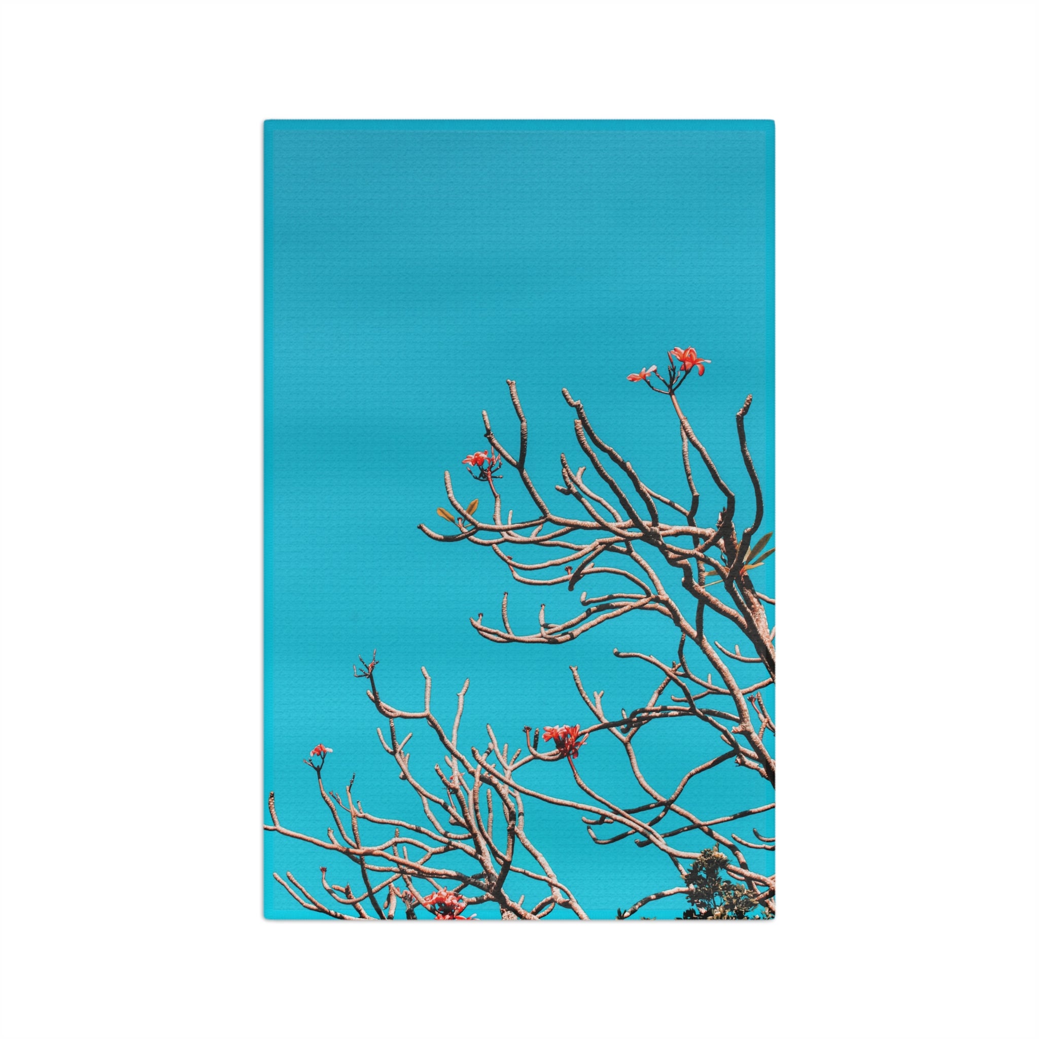 Plumeria Microfiber Tea Towel