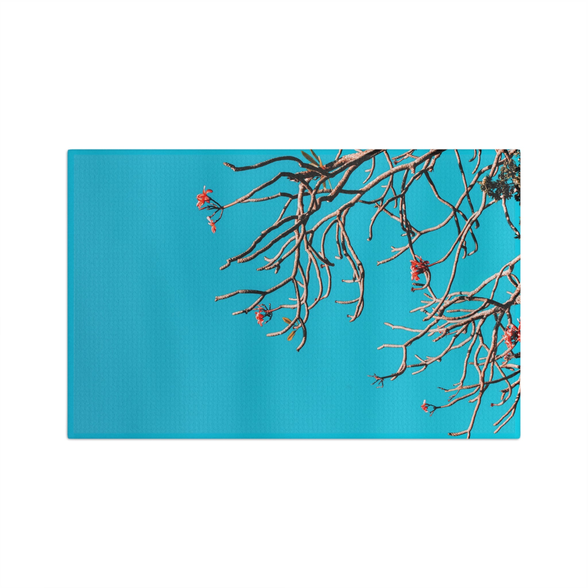 Plumeria Microfiber Tea Towel